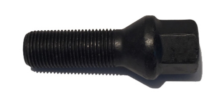 Wheel bolt M12x1.5 Conical Black, Length 38mm H&R in the group Exterior / Wheels & Tires / Wheel Bolts and Nuts & Studs at DDESIGN Scandinavia AB (HR-B1253801)