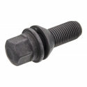 HR-B14254308 Wheelbolt M14x1,25 Conical med movable head BMW Black, Length 43mm