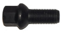HR-B1453702 Wheelbolt M14x1,5 round head 14mm seat Mercedes wheels Black, Length 37mm