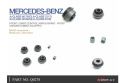Mercedes Front Lower Control Arm Bushing - Front (Harden Rubber) - 6pcs/Set