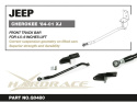 Jeep Cherokee 84-01 Xj Front Track Bar, Lift 4.5~6 Inches(Pillow Ball+Harden Rubber) - 2pcs/Setfor Lhd Usev2. Hardrace