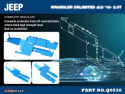 Jeep Wrangler Unlimited Jlu 18- 2.0t Complete Skid Plate - 8pcs/Set