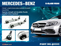 Mercedes C-Class W205 Rwd Front Lower Rear Arm (Harden Rubber) - 2pcs/Set