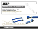Jeep Wrangler Jl/Gladiator Jtfront Upper Adjustable Arm, Lift 0~4 Inches V2(Harden Rubber) - 2pcs/Set Hardrace