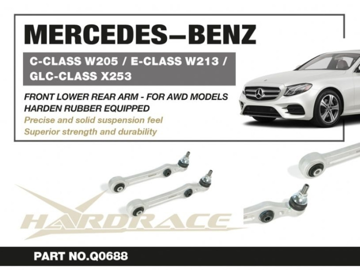 Mercedes Mercedes-Benz C-Class W205/ E-Class W213 Awdfront Lower Rear Arm(Harden Rubber) - 2pcs/Set Hardrace in the group Select car model / Mercedes Benz / C-Class 15-21 (W205) / Chassis / Chassis Struts & Arms at DDESIGN Scandinavia AB (HR-Q0688)