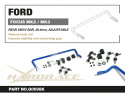 Rear Sway Bar Ford, Mazda, Volvo Hardrace