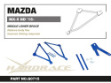 Mazda Miata/Mx-5 Nd 15-Middle Lower Brace - 2pcs/Set Hardrace
