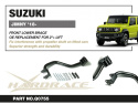 Suzuki Jimny 18- Atfront Lower Brace - 1pcs/Setoe Replacement For 2+ Inches Lifted Vehicles Hardrace