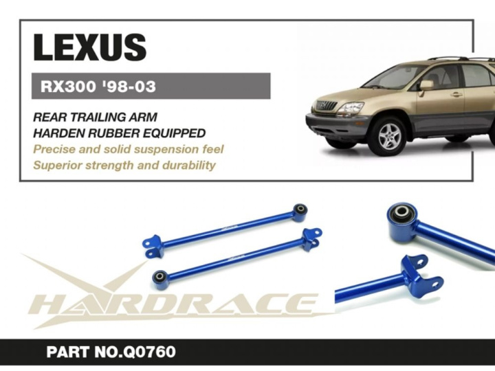 Lexus Rx300 98-03rear Trailing Arm(Harden Rubber) - 2pcs/Set Hardrace in the group Select car model / Lexus / RX / Chassis / Bushings and Rods at DDESIGN Scandinavia AB (HR-Q0760)