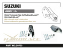 Suzuki Jimny 18- Front Panhard Rod Extension Bracket - 1pcs/Setfor 2 Inches+ Lifted Vehicles Hardrace