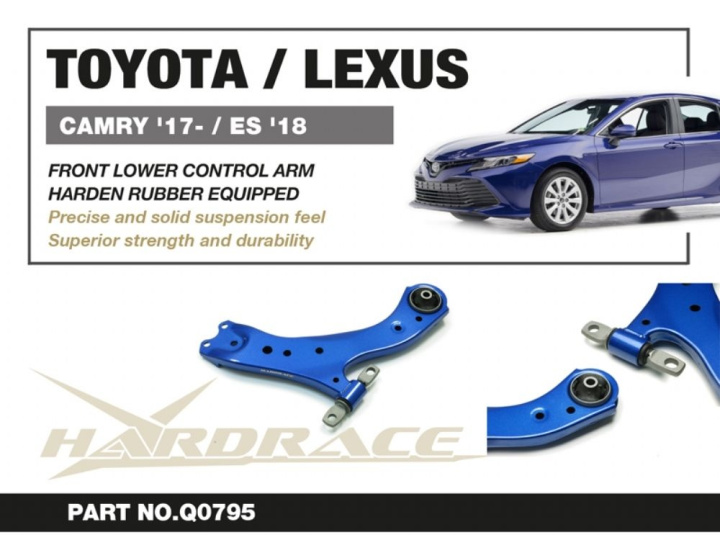 Toyota Camry 17-/ Es 18-Front Lower Control Arm(Harden Rubber) - 2pcs/Set Hardrace in the group Select car model / Lexus / ES / Chassis / Bushings and Rods at DDESIGN Scandinavia AB (HR-Q0795)