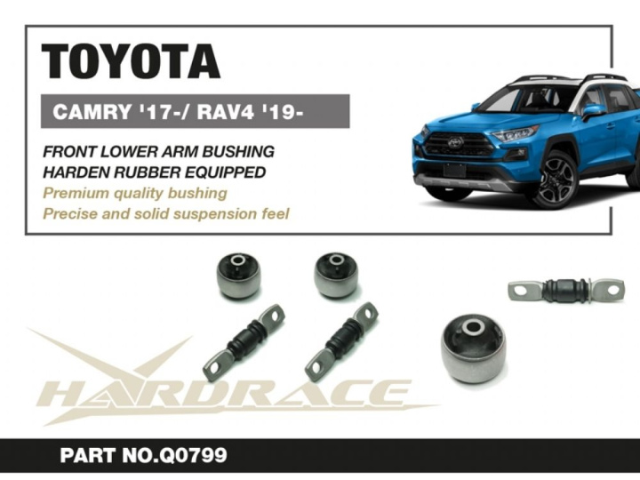 Toyota Rav4 19- /Camry 17-/ Es 18-Front Lower Arm Bushing (Harden Rubber) 4pcs/Set Hardrace in the group Select car model / Lexus / ES / Chassis / Bushings and Rods at DDESIGN Scandinavia AB (HR-Q0799)