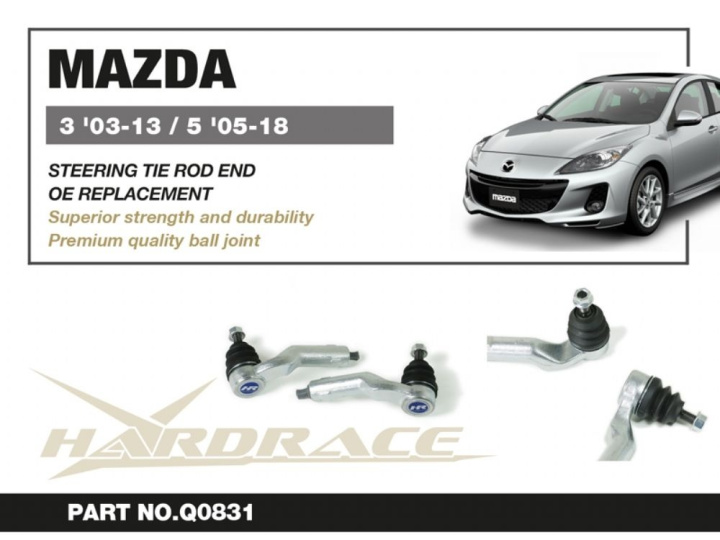 Mazda 3 03-13 /5 05-18tie Rod End - Oe Replacement2pcs/Set Hardrace in the group Select car model / Mazda / 3 MPS 09-13 / Chassis / Shock absorbers at DDESIGN Scandinavia AB (HR-Q0831)