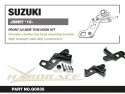Suzuki Jimny 18- Lhdfront Lh Side Tow Hook Kit - 1pcs/Set Hardrace
