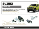 Suzuki Jimny 18-Reverse Tie Rod End + Front Panhard Rod Extension Bracketfor Lhd Use / For 3\'\'+ Lift- 2pcs/Set Hardrace