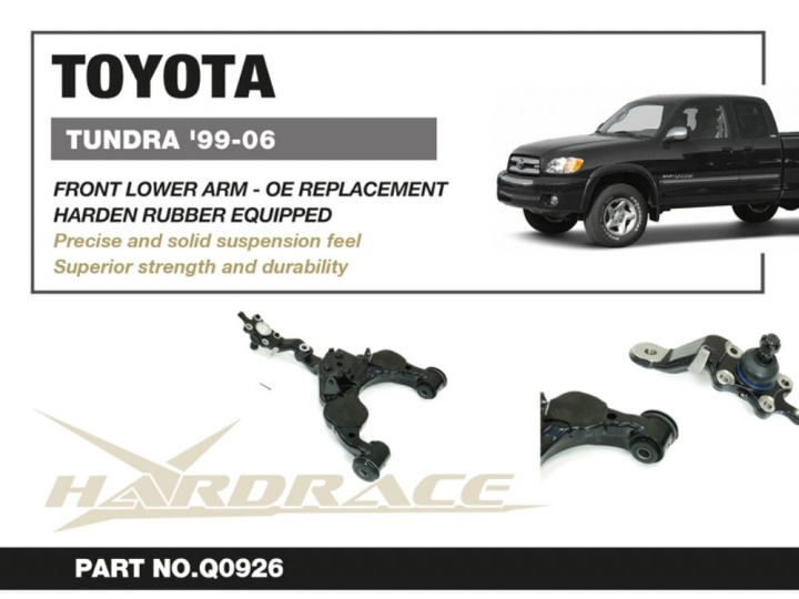 Toyota Tundra 99-06 / Sequoia 00-07front Lower Arm - Oe Replacement(Harden Rubber) - 2pcs/Setw/Ball Joint Hardrace in the group Select car model / Toyota / Tundra 00-06 / Chassis at DDESIGN Scandinavia AB (HR-Q0926)