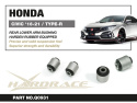 Honda Civic 16-21/ Type-R Fk8 17-Rear Lower Arm Bushing(Harden Rubber) - 2pcs/Set Hardrace
