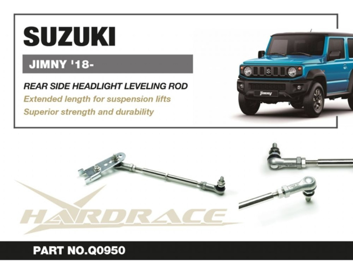 Suzuki Jimny 18- Rear Side Headlight Leveling Rod & Bracket - 1pcs/Set Hardrace in the group Select car model / Suzuki / Jimny at DDESIGN Scandinavia AB (HR-Q0950)