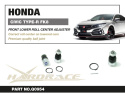 Honda Civic 15- Fk8 Type-R Front Lower Roll Center Adjuster Increase 5mm - 2pcs/Set Hardrace