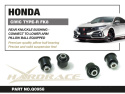 Honda Civic 17- Fk8 Type-R Rear Knuckle Bushing (Pillow Ball) - 2pcs/Set Hardrace