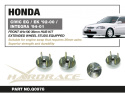 Honda Civic Eg/Ek 92-00/Integra 94-01front 4hx100 36mm Hub Kit - 2pcs/Setextended Wheel Studs Equipped Hardrace