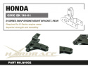 Honda Civic Ek 97-01 B-Series Swap Engine Mount Bracket, Rear - 1pcs/Set Hardrace