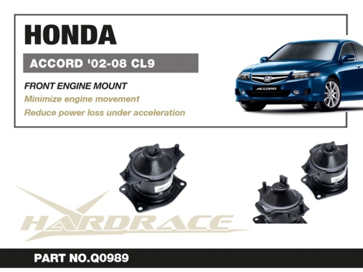 Honda Accord / Acura Tsx Cl7/Cl9 02-08 Front Engine Mount - 1pcs/Set Hardrace in the group Select car model / Honda / Accord 03-07 / Tuning at DDESIGN Scandinavia AB (HR-Q0989)