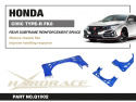 Front Subframe Reinforcement Brace Honda Civic Hardrace