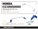 Rear Add-on Sway Bar Honda Fit / jazz Hardrace