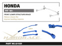 Front Lower Structure Brace Honda Fit / jazz Hardrace