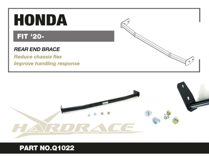 Honda Fit Gr 20- Rear End Brace - 1pcs/Set Hardrace in the group Select car model / Honda / FIT-JAZZ 07+ / Chassis / Bushings and Rods at DDESIGN Scandinavia AB (HR-Q1022)