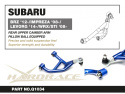 Rear Upper Camber Arm Toyota, Subaru Hardrace