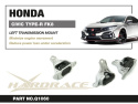 Honda Civic Type-R 17- Fk8 6mt Trans. Mount, Lh (Harden Rubber) - 1pcs/Set Hardrace