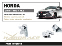 Honda Civic Type-R 17- Fk8 Eng. Mount, Rh (Harden Rubber) - 1pcs/Set Hardrace