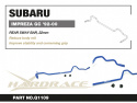 Rear Sway Bar Subaru Impreza Hardrace