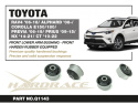 Front Lower Arm Bushing - Rear Toyota, Lexus Hardrace
