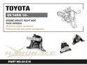 Toyota GR Yaris / Vitz 2020+Right Side Engine Mount Hardrace