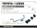 Front Sway Bar Toyota Camry, Lexus ES Hardrace