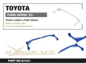 Front Lower 4-point Brace Toyota Yaris cross Hardrace