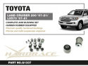 Complete Arm Bushing Set Toyota Land cruiser, Lexus LX Hardrace