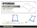 Hyundai Custin custo 2021 Middle Lower 4-point Brace Hardrace