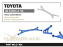 Toyota Corolla / Altis / Auris GR 2022+Front Lower 4-point Brace Hardrace