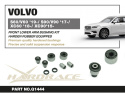 Front Lower Arm Bushing Set Volvo Hardrace