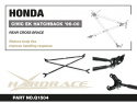 Honda Civic EJ/EK 1996-2000 Rear Cross Brace Hardrace