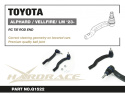Lexus LM / Toyota Alphard vellfire 2015-2023 Roll-centre Adjuster Tie Rod End Hardrace