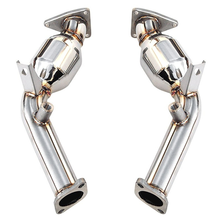 Nissan 02-06 350Z / 02-07 G35 / 02-08 FX35 60mm Downpipes With High Flow Catalytic Converters Invidia in the group Select car model / Nissan / 350Z Z33 2003-2009 / Tuning / Exhaust at DDESIGN Scandinavia AB (HS02N3ZDPC)