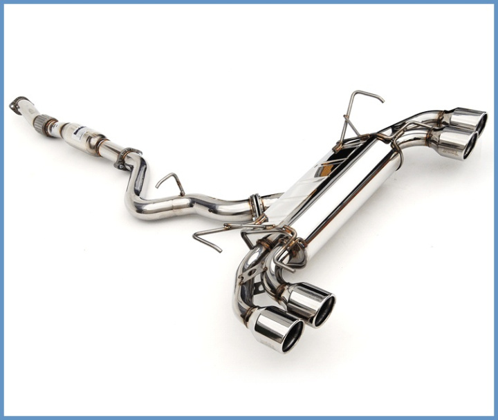 Subaru 08-14 STI 5 Doors Q300 Rolled Stainless Steel TIP Catback Invidia in the group Select car model / Subaru / WRX STI 08-14 / Tuning / Exhaust / Catbacks & Axlebacks at DDESIGN Scandinavia AB (HS08STIG3S)