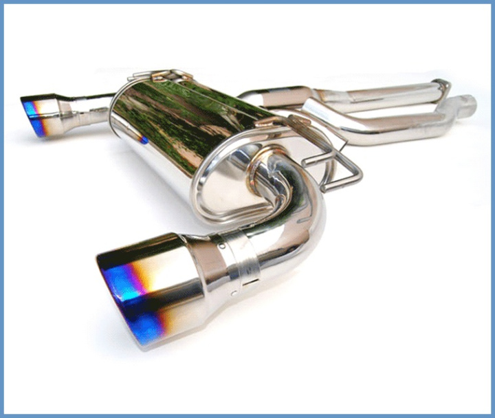 Mitsubishi 08+ EVO X Q300 Rolled Titanium TIP Catback Invidia in the group Select car model / Mitsubishi / EVO X 07+ / Tuning / Exhaust at DDESIGN Scandinavia AB (HS09MEXG3T)