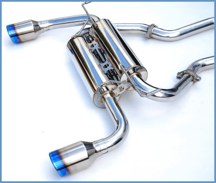 Infiniti 14+ Q50 Gemini Rolled Titanium TIP Catback Invidia in the group Select car model / Infiniti / Q50 at DDESIGN Scandinavia AB (HS14IQ5GID)