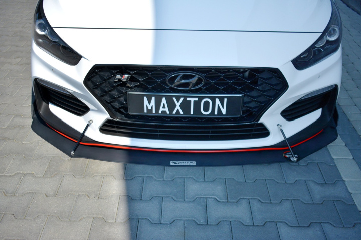 Hyundai I30 N 2017-2020 Front Splitter Racing Maxton Design in the group Select car model / Hyundai / I30 (PD) 17+ / Styling at DDESIGN Scandinavia AB (HY-I30-3-N-CNC-FD1A)